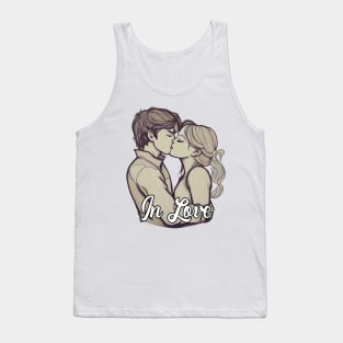 Couple Kiss In Love Tank Top